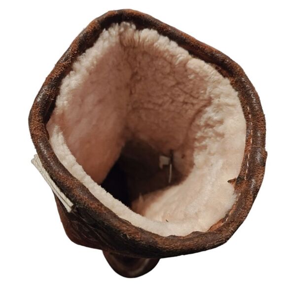 Bearpaw Brown Leopard Print Boots Size 7 - Picture 7 of 7